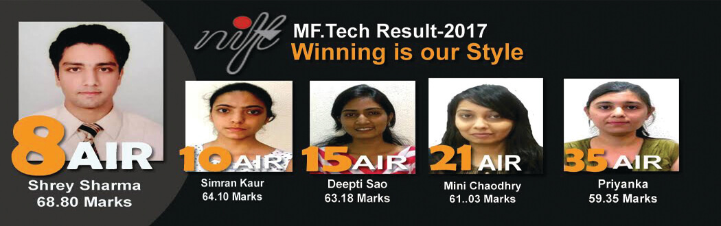 NIFT Toppers 2016