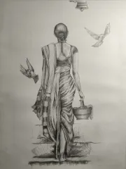 Walking Lady Pahal Design