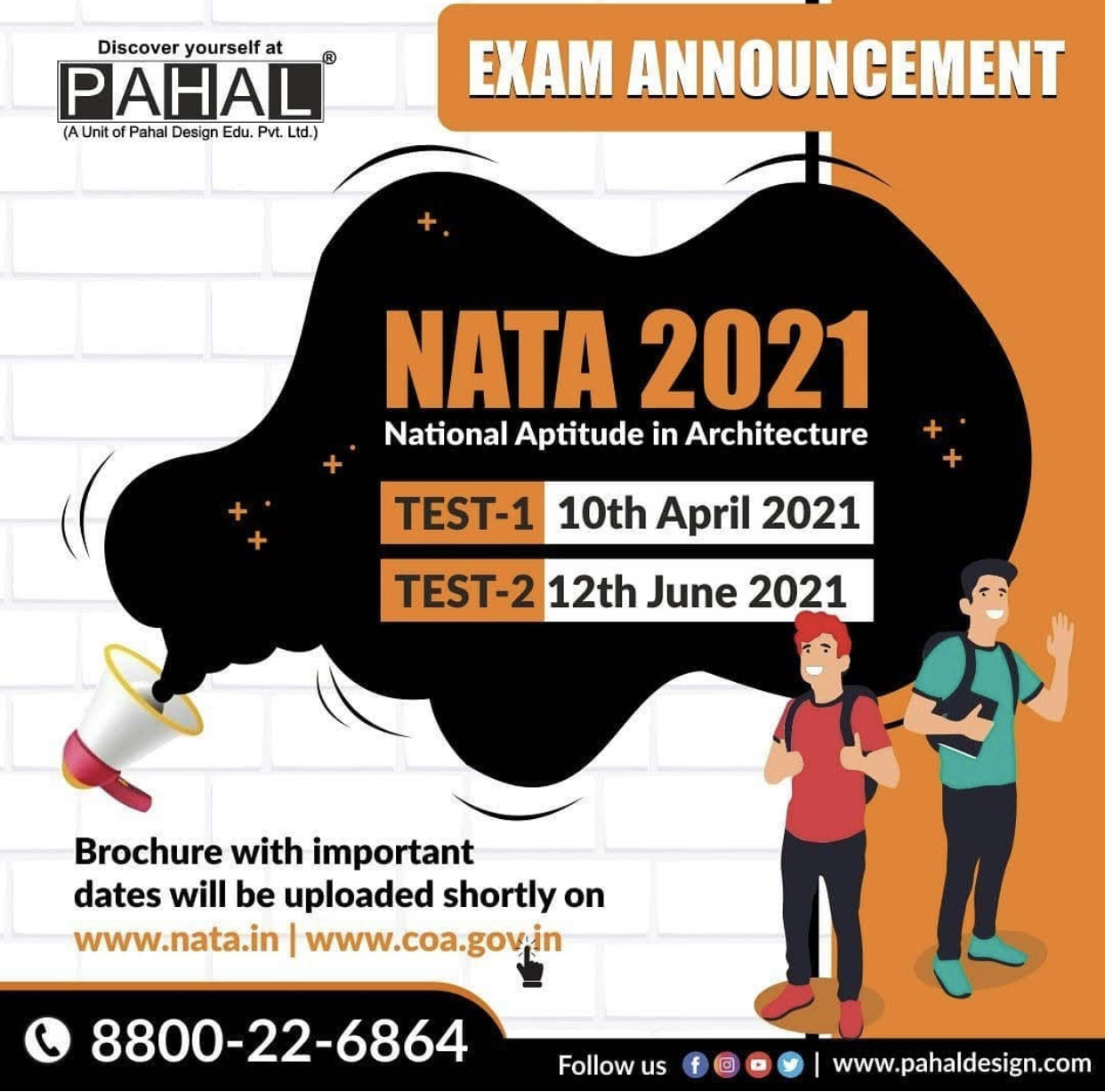 NATA exam 2021 Best NATA Coaching Pahal Design