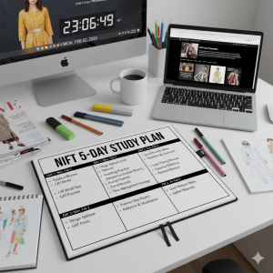 NIFT 5 day Study Plan