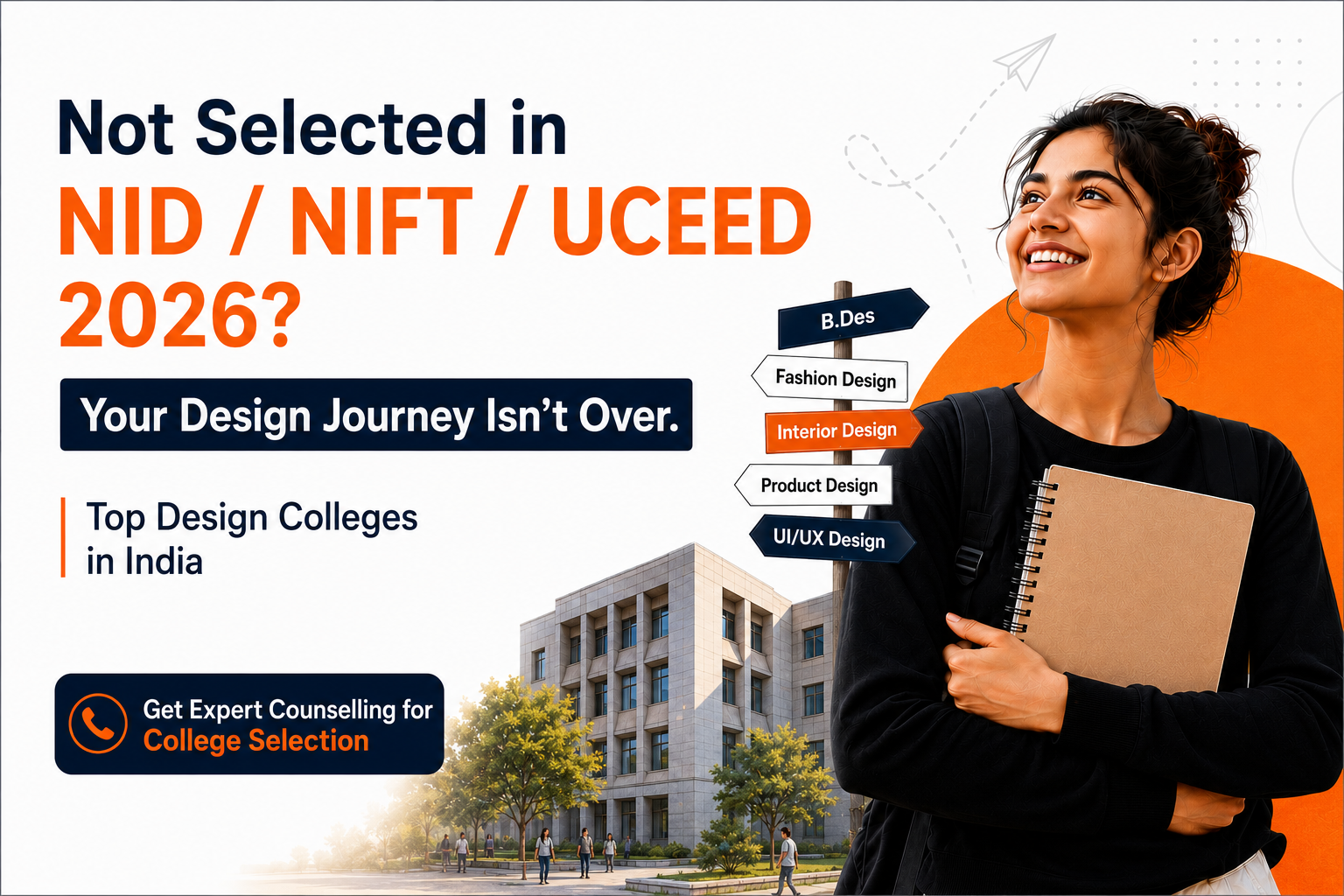Not Selected in NID / NIFT / UCEED 2026? Top Design Colleges in India | Pahal Design