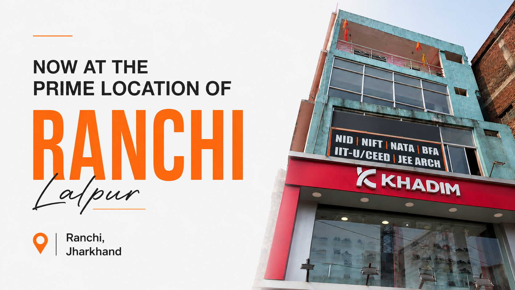 NID NIFT Coaching in Ranchi, Lalpur