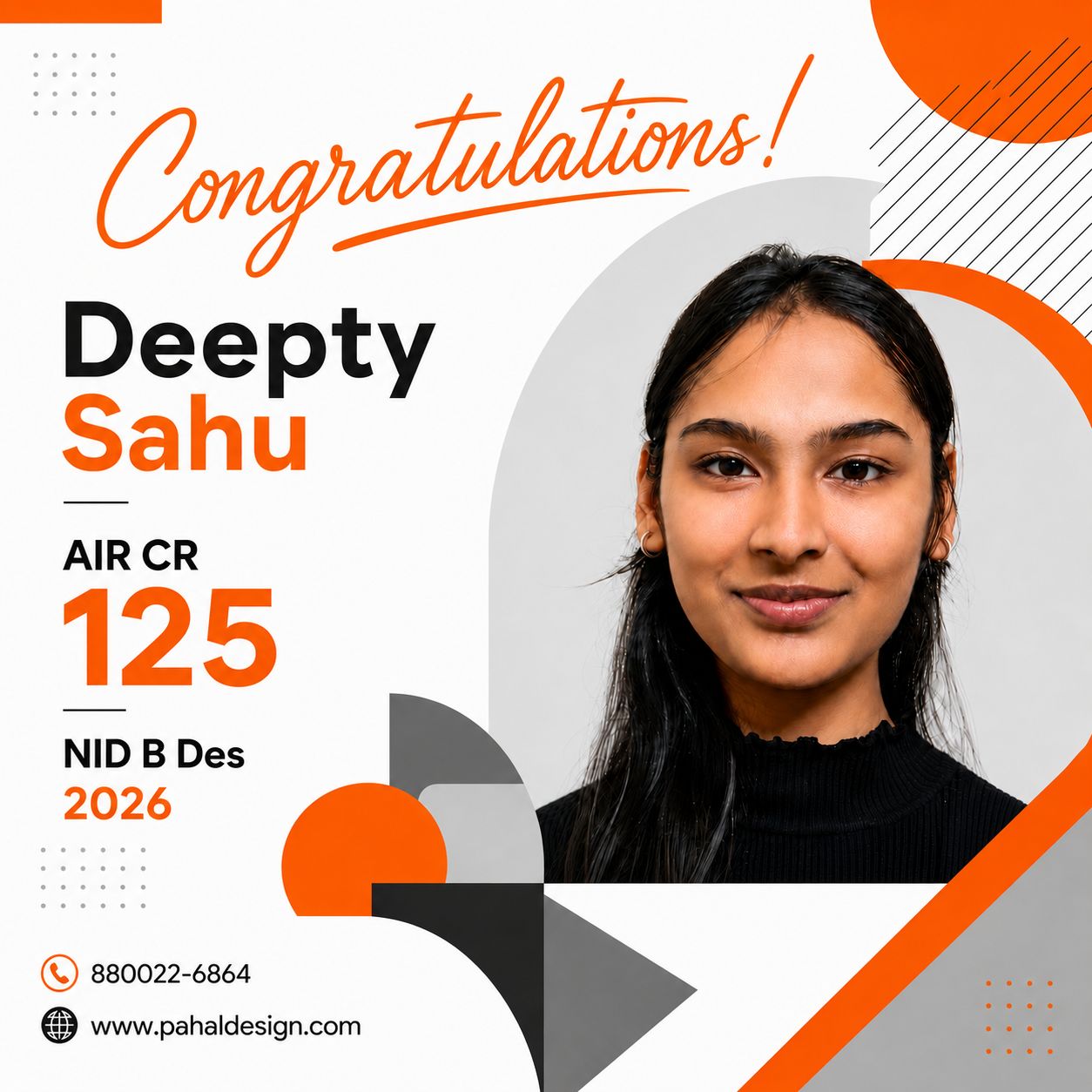 result nid - deepty sahu