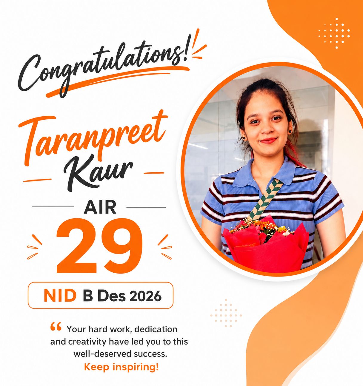nid result - taranpreet